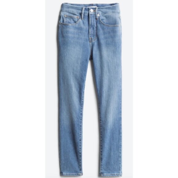 GOOD AMERICAN Blue 268 Good Legs Crop Skinny Jean Size 8/29 - Picture 2 of 14